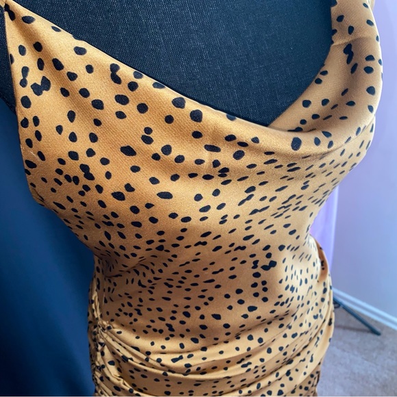Nyla Cheetah Inspired adjustable Dress - Picture 9 of 13